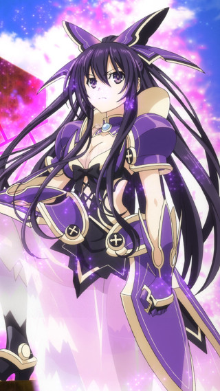Woman purple dress long hair - long hair and a sword free wallpaper