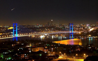 City night bridge river background 2 - altoon sultan free wallpaper for desktop