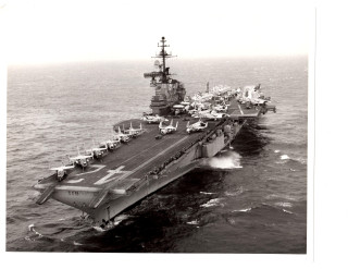 Large ship ocean smaller boats - 1 9 7 0 s free wallpaper