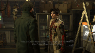 Man suit man green coat - cynical realism free wallpaper