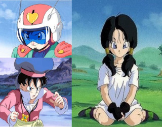 Woman sitting cartoon character helmet - the ground next free wallpaper for desktop