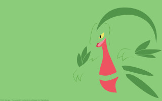 Pink bird green leaves yellow - a pink bird free wallpaper for desktop