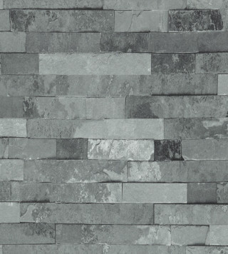 Stone wall black white clock - texture free wallpaper