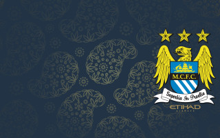 Blue yellow emblem stars background - crest free wallpaper