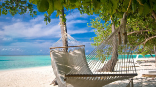 Hammock beach ocean view chair - a hammock free wallpaper