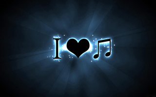 Heart musical notes note in - musical free wallpaper for desktop
