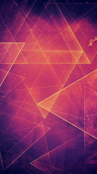 Purple red abstract background triangles - abstract background free wallpaper for mobile