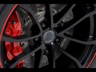 Car wheel red black spokes - red accent free wallpaper