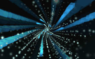 Blue black background starburst center - the center of it free wallpaper