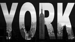 Black white city york empire - edward ruscha free wallpaper for desktop