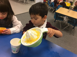 Boy girl icecream orangejuice cubist - a boy and a girl free wallpaper