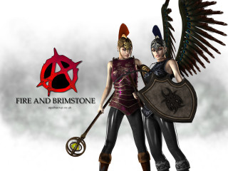 Women costumes wings shield sword - shield free wallpaper