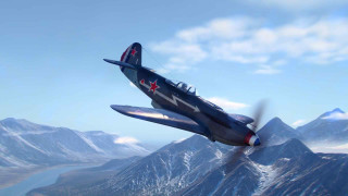 Fighter jet mountain range sky 8 - over a mountain range in the sky free wallpaper