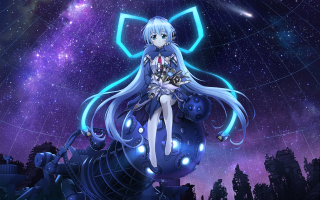 Anime girl giant object sky - a anime girl free wallpaper for desktop