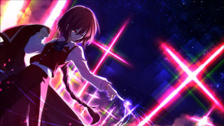 Anime couple neon background stars - a neon background free wallpaper