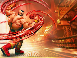 Muscular man red ring background - a red ring free wallpaper