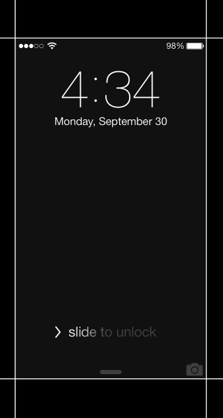 Black iphone clock slide to - david rudnick free wallpaper