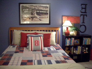 Bed plaid blanket pillows bedroom - doug ohlson free wallpaper