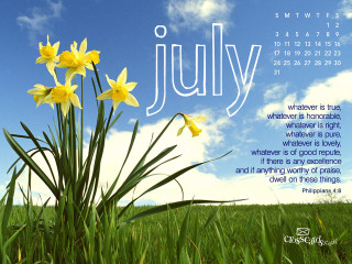 Calendar flowers grass sky quote - a sky background and a quote free wallpaper