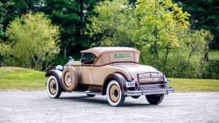 Old car gravel lot trees - an old model car free wallpaper