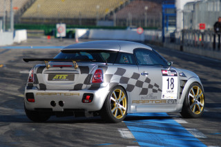 Silver car checkered design race - a silver car free wallpaper