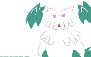 White owl green leaves pink - a white owl free wallpaper