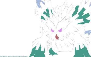 White bird green feathers red - a red nose free wallpaper