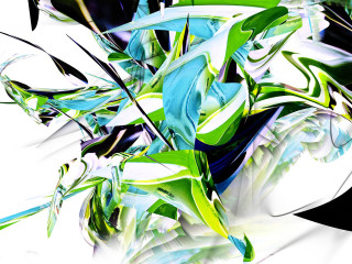 Plant green blue white black - behance hd free wallpaper