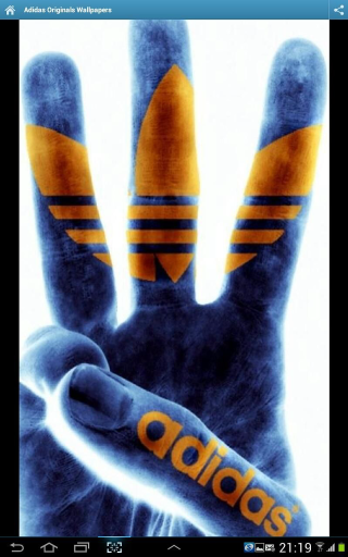 Hand adidas painted yellow arrow - free aesthetic wallpaper