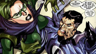 Comic character demon attack bat - a green mask free wallpaper