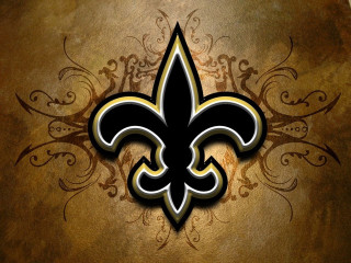 New orleans saints logo brown - floral free wallpaper