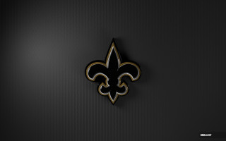 New orleans saints logo black - a new orleans saints logo free wallpaper