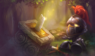 Knight kneeling box woods red - a knight free wallpaper