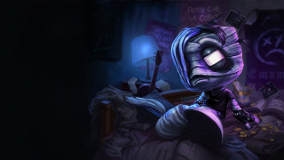 Cartoon character bed dark room - a dark room free wallpaper for desktop