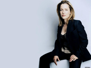 Woman black suit white chair - a white chair free wallpaper for desktop