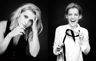 Smiling women holding ties happy - holding free wallpaper for desktop