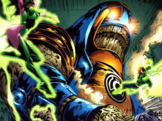 Cartoon character green light mouth - his mouth free wallpaper