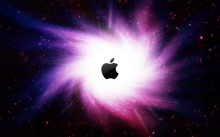 Apple logo stars starburst background - star and a star free wallpaper