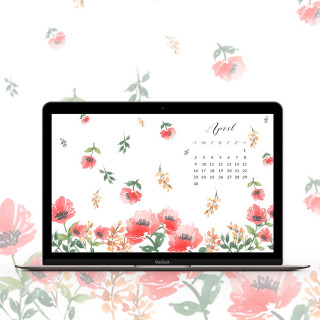 Laptop desk floral wallpaper calendar - aestheticism free wallpaper for tablet