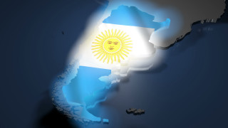 Argentina map sun boat water - radiant free wallpaper