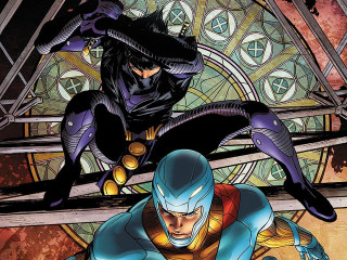 Comic battle spiderman stainedglass antipodeans - a comic book cover free wallpaper