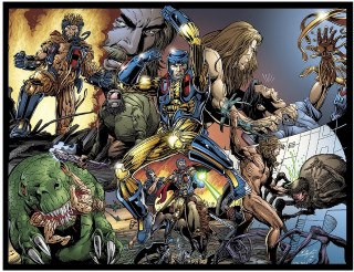 Cartoon group people monsters aliens - michael kaluta free wallpaper for desktop