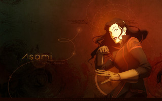 Creepy woman microphone expression holding - a creepy expression free wallpaper for desktop