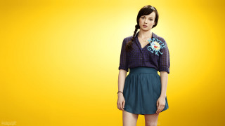 Woman skirt shirt posing yellow - a woman in a skirt and shirt free wallpaper