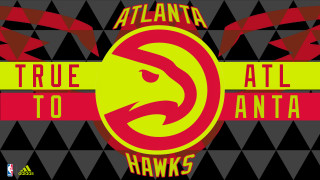 Atlanta hawks logo black yellow 2 - true free wallpaper