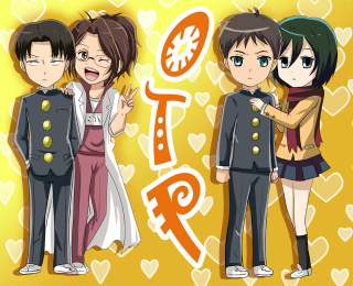 People yellow background hearts japanese - japanese free wallpaper for desktop