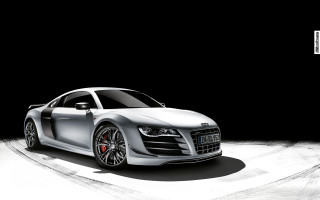 Silver sports car black white 5 - 3 d free wallpaper