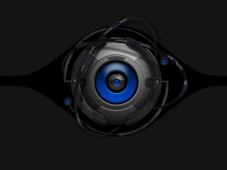 Black blue object background circle - f 8 aperture free wallpaper for desktop