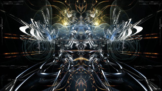 Futuristic black gold accents white - gold accent free wallpaper for desktop