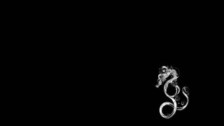 Seahorse black white swirl background - a white swirl free wallpaper